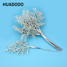 HUADODO 6pcs Artificial Plants Fake Grass Artificial Flowers for Home garland DIY Scrapbooking Wedding Christmas Decoration 2024 - buy cheap