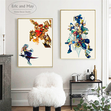 Kingdom Hearts Cartoon Game Figures Canvas Art Print Painting Modern Wall Picture Home Decor Bedroom Decorative Posters No Frame 2024 - buy cheap