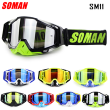 SOMAN-Gafas de Motocross para hombre y mujer, lentes de protección MX para Motocross y Motocross, SM11 2024 - compra barato