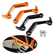 Ganchos de corrida para motocicleta, de alumínio anodizado, para ktm rc 125 390 2014 rc125 rc390 2015 2016 2017 2018 2019 2020 2024 - compre barato