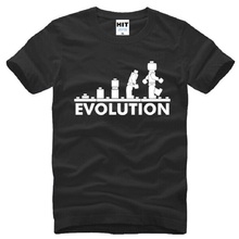 Sheldon Cooper Robot EVOLUTION T Shirt Men Short Sleeve O Neck Cotton Man T-Shirt Funny Tee Shirt Homme Camisa Masculina 2024 - buy cheap