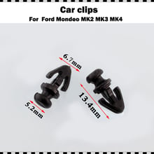 30pcs/pag High quality plastic Door Gasket SILL Sealing Trim Fasten Clip Lower For Ford Mondeo MK2 MK3 MK4 2024 - buy cheap