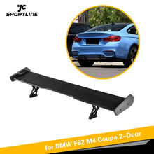 Fibra de carbono spoiler traseiro janela asa tronco lábio para bmw f82 m4 coupe 2 porta 2014-2017 universal spoiler 2024 - compre barato