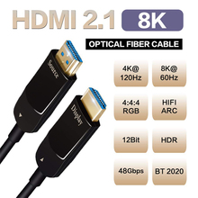 Cabo hdmi 2020, melhor 8k, 48gbps, 4k, cabo de fibra, hdmi 2.1, uhd cabo hdmi 2.1, 5m, 10m, 15m, para monitor 8k 2024 - compre barato
