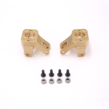 KYX Racing Heavy Duty Brass Front steeling nudillos actualizaciones de piezas para coche trepador de control remoto Axial SCX10 II 90046 (peso = 41g cada uno) 2024 - compra barato
