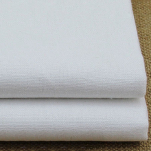 Tela de lino natural para vestido, tejido blanco puro, Metro sólido, venta al por mayor 2024 - compra barato