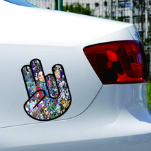 Aliauto Car-styling Palm Graffiti Sticker Decal Decoration for Toyota Proda Corolla 2014 Auris Camry Verso Hilux Tundra Nissan 2024 - buy cheap