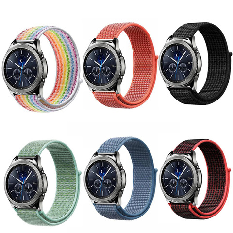 Strap for Samsung Gear S3 sport s2 Classic Frontier Watch Band huami amazfit bip 20mm 22mm galaxy watch 42mm 46mm huawei gt 2 2022 - buy cheap