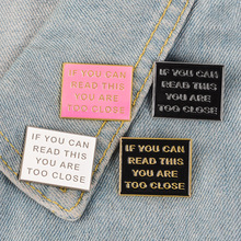 Xedzbiblioteca broche de leitura com emblema, broche de pontas de leitura divertido broche de proteção para visão em jeans camisa ca 2024 - compre barato