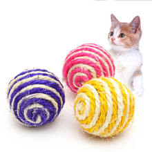 Color Random Pet Cat Toy Ball Kitten Playing Chew Scratch Catch Toy Diameter 5cm 2024 - buy cheap