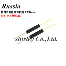 5PCS Plastic Type Reed Switch 2.7*14 Normally Open Magnetic Control Switch GPS-14A Anti-Vibration/Damage Contact For Sensors 2024 - buy cheap