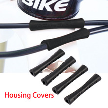 4pcs/set Bicycle Brake Shift Cable Protector Bike Frame Cable Protective Sleeve MTB Road Bike Fixed  Protective Cable Guides 2024 - buy cheap