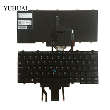 New US laptop keyboard for DELL Latitude E7250 E5450 E7470 7250 E7450 English layout backlit keyboar 2024 - buy cheap