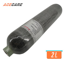 Acecare-pistola de aire comprimido al aire libre, cilindro de alta presión, tanque de buceo de carbono, cilindro de Paintball, AC102, 2L, CE 2024 - compra barato