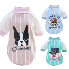 Cute Printed Dog Baseball Jacket Winter Warm Cotton Pet Clothes for Small Dogs Chihuahua Yorkshire Coats Puppy Dog Pets Clothing 2024 - buy cheap