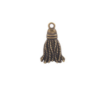 90PCS Antiqued Silver Color Bronze Tassels Charm Pendants #92049-92050 2024 - buy cheap