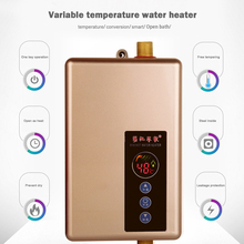 Calentador de agua eléctrico instantáneo, 5500W, para baño y hogar, velocidad inteligente, ducha caliente, 220V 2024 - compra barato