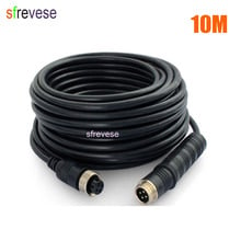 10M 33Ft 4Pin Video Extension Cable Wire For Car Bus Truck Reversing Rear View Camera Vehicle Backup Monitor CCTV System 2024 - buy cheap