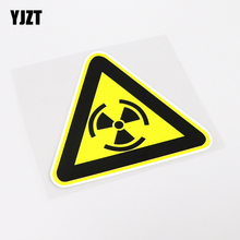 YJZT 14CM*12.7CM Creative WARNING FISSION MATTER PVC Car Sticker Waterproof Decals 13-0917 2024 - buy cheap