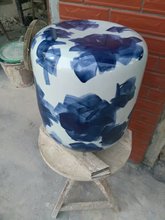 Jingdezhen porcelain Garden stool ceramic stool for dressing table chinese blue and white garden stool vintage 2024 - buy cheap