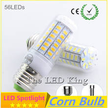 E27 E14 Led Bulbs Corn Lights SMD5730 220V 24 36 48 56 69leds LED Corn Bulb Lamp Christmas Lampada LED Spotlight Indoor Lighting 2024 - buy cheap