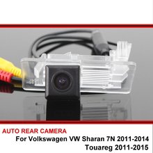 Para volkswagen vw sharan 7n touareg 2011-2015 sony carro reverso backup hd ccd retrovisor estacionamento câmera de visão traseira visão noturna 2024 - compre barato