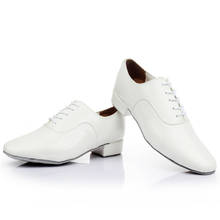 Hot Sale Adult Modern Ballroom Tango Latin Dance Shoes Practice Shoes Man's Dance Shoes Soft Bottom Black White Color Shoes 2024 - buy cheap