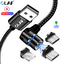 OLAF Magnetic Micro USB Cable Fast Charging USB Type C Cable Magnet Charger Data Charge Cable USB Cord For iPhone Samsung Xiaomi 2022 - buy cheap