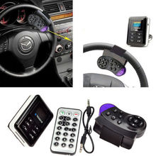Steering Wheel Control Bluetooth Handsfree Car Kit Wireless FM Transmitter LCD mp3 Player Remote USB/SD/MMC 2024 - buy cheap