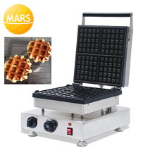 Mars liege-máquina de waffle elétrica, 110v, 220v, fabricação de waffle, bélgica, molde 2024 - compre barato