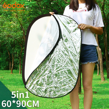 Godox 24" * 35"  60 x 90cm 5 in 1 Portable Collapsible Light Oval Photography/Photo Reflector for Studio 2024 - buy cheap