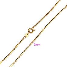 FREE SHIPPING!!! QUALITY 24KGP YELLOW GOLD 460MM WOMEN'S CHARM CHAIN NECKLACES, COME WITH A FREE GIFT BOX! (ZZ1139-C302) 2022 - купить недорого
