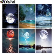 DIAPAI 100% Full Square/Round Drill 5D DIY Diamond Painting "Moon seascape" 3D Embroidery Cross Stitch Home Decor 2024 - buy cheap