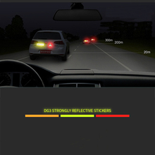 Triângulo de Advertência Fita Reflexiva Adesivos de carro Fita Reflexão Refletor de Segurança Da Motocicleta Auto Acessórios Do Carro 2024 - compre barato