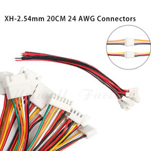 10 conjuntos de cabo conector de fio xh2.54mm, cabo macho e fêmea para carregar bateria, 5/6mm de comprimento 26awg