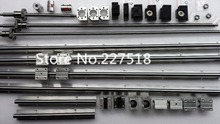 6 sets linear rail SBR16 L300/1000/1300mm+SFU1605-300/1000/1300mm ball screw+3 BK12/BF12+3 DSG16H nut+3 Coupler for cnc 2024 - buy cheap