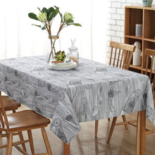 Retro Linen Cotton Tablecloth Washable Coffee Dinner Retro wood grain LOVRTRAVEL Table Cloth for Christmas Wedding Banquet 2024 - buy cheap