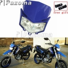 Двойная фара для мотоцикла Supermoto Enduro, Dirt Bike, для Kawasaki KLX250 08-19 KLX250S D-Tracker X 250 09-19 KLX250SF 09-10 2024 - купить недорого