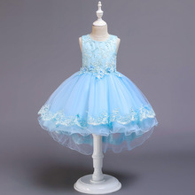 Детское Кружевное платье-пачка для девочек, элегантное платье принцессы на день рождения, 2019 2024 - купить недорого