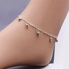 2021 New Fashion Footwear Jewelry Silver Color Anklet Women Star Bell Anklet Bohemian Ankle Bracelet Cheville Boho Foot Jewelry 2024 - buy cheap