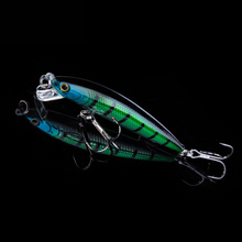 Ходить Рыба 1 шт. 7 см 5g лазерной воблеры рыболовные снасти 3D глаза плавающие рыболовные приманки Crankbait 8 # крюк 2024 - купить недорого