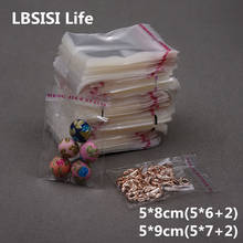 LBSISI Life 1000pcs 5*8(9)cm Clear Self Adhesive Bags Resealable Opp Cellophane Food Candy Jewelry Gift Bags Packing Plastic Bag 2024 - buy cheap