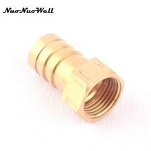 1pcs NuoNuoWell Brass 1/2"-19mm Female Straight Hose Connector Garden Irrigation Watering Pipe Metal Adapter Coupler Fittings 2024 - buy cheap