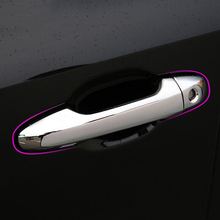 ABS Chrome For Toyota Tacoma accessories 2015 2016 2017 2018 Car door protector Handle Decoration cover trim 2024 - buy cheap