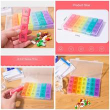 Pill Storage Box Medicine Case 7 Day Organizer 28 Compartments 4 Times Container TK-ing 2024 - buy cheap