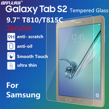  2pcs Premium 0.3mm 9H Tempered Glass for Samsung Galaxy Tab S2 9.7 T810 T815 Transparent Screen Protector Film 2024 - buy cheap