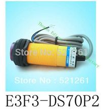 Sensor de interruptor fotoeléctrico E3F3-DS70P2 diámetro 30mm Distancia 70 cm difuso reflejo tipo PNP NC DC transductor 2024 - compra barato