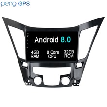 Reproductor de DVD para coche, unidad principal de navegación GPS, Android 8,0, 7,1, para Hyundai SONATA 2011, 2012, 2013 2024 - compra barato
