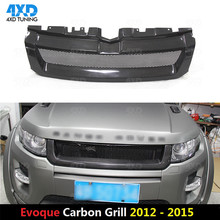 Grille Trim Cover For Land Rover Range Rover Evoque Carbon Bumper Grille Trim Front Medium frame 2012 2013 2014 2015 2024 - buy cheap