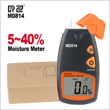 RZ портативный цифровой измеритель влажности древесины 4 контакта датчик влажности древесины MD814 измеритель влажности древесины детектор гигрометр 2024 - купить недорого